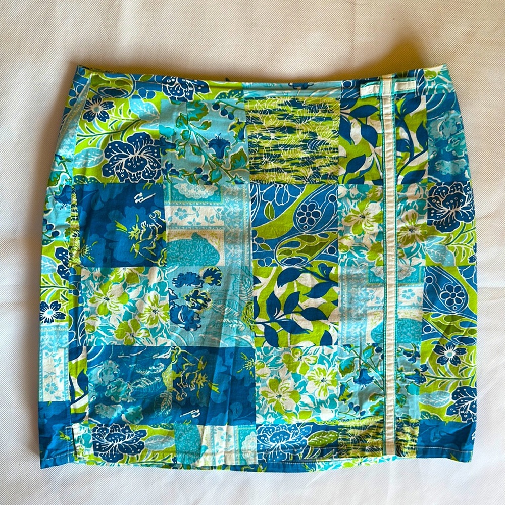 Tahiti Reef Club Patchwork-Look Skort